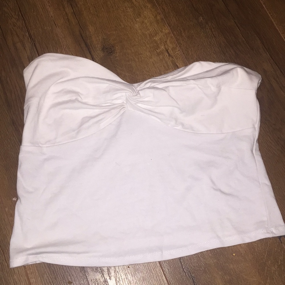 White crop top